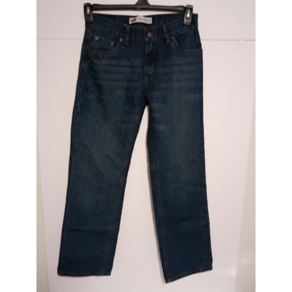 Levi's Boys Straight Leg 505 Blue Jeans Levis Size 14 Reg W27 L27